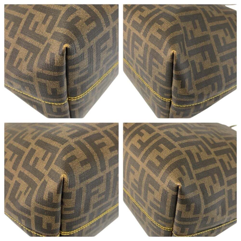 FENDI Brown Zucca Shoulder Bag - Picture 4 of 10